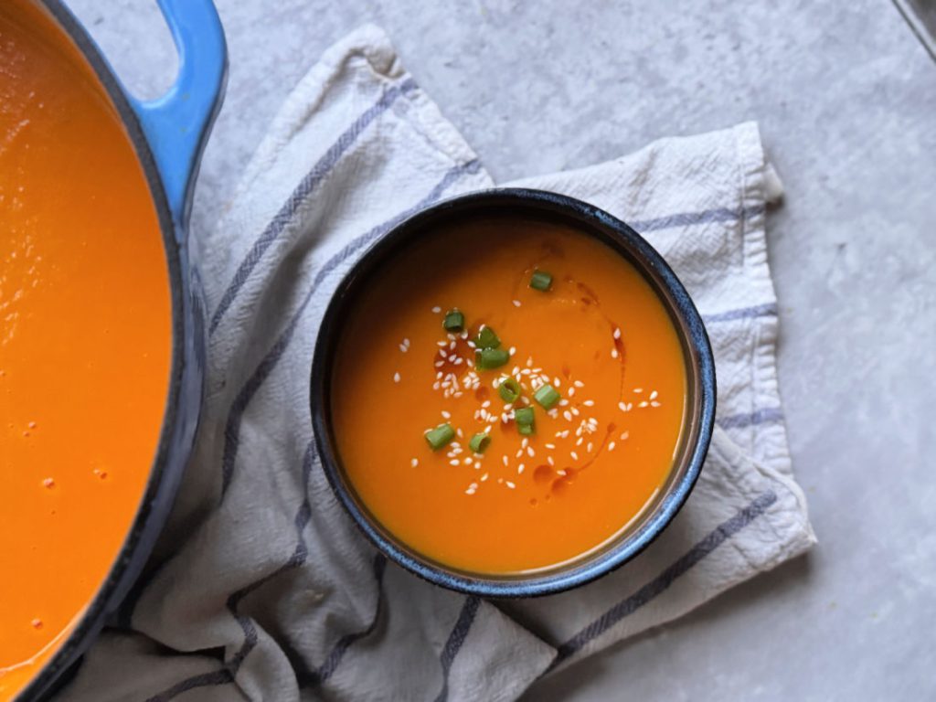 מרק גזר ומיסו