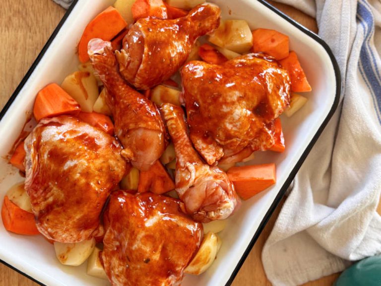 עוף בתנור מתקתק